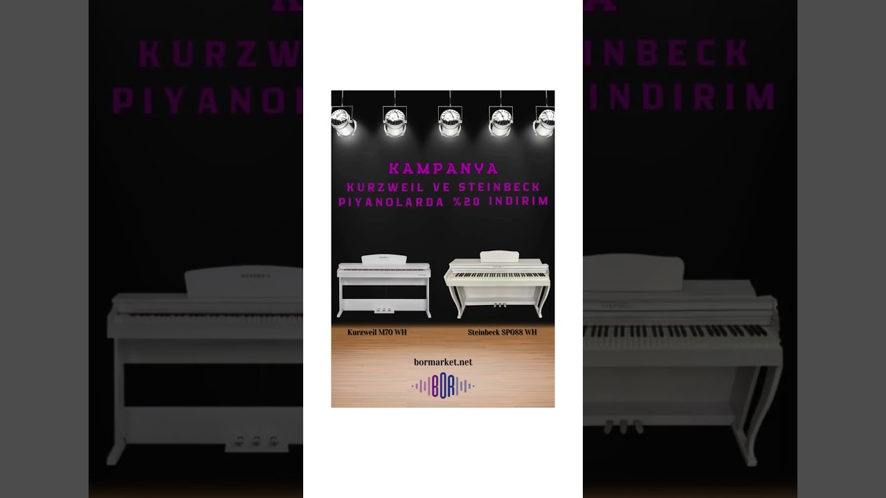 #bormüzik #kurzweil #steinbeck #piyano #indirim #kampanya #hediye #müzik #yeniyıl #sale #izmir